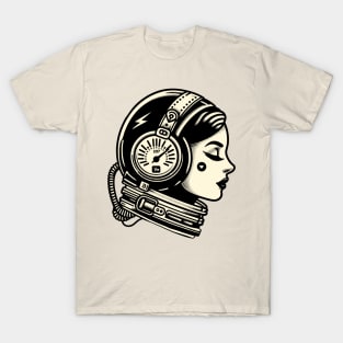 Vu Meter Astronaut Girl T-Shirt